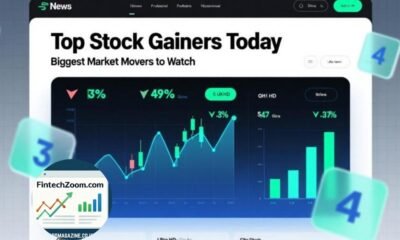 fintechzoom.com top stock gainers today