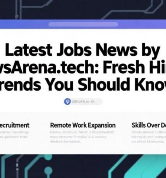 latest jobs news by newsarena.tech