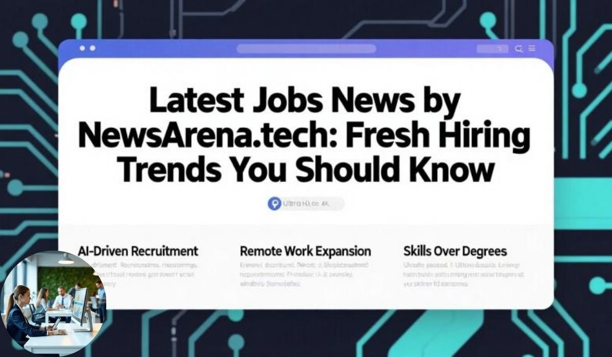 latest jobs news by newsarena.tech